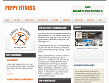 Tablet Screenshot of peppyfitness.com